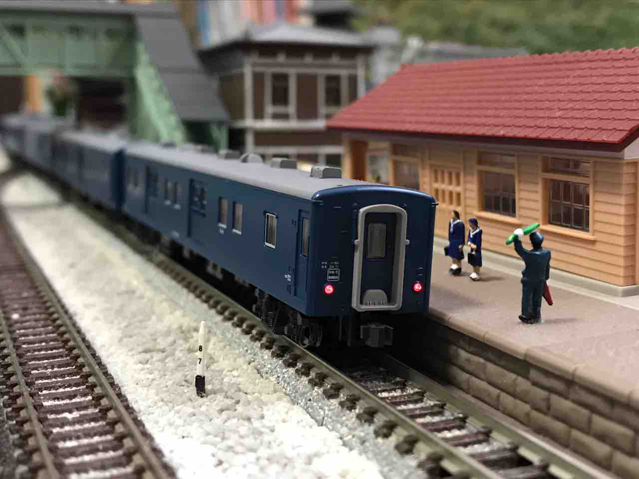 KATO 郵便・荷物列車「東海道・山陽」後期編成 入線 : なみとの風 KATO 郵便・荷物列車「東海道・山陽」後期編成 入線 : なみとの風