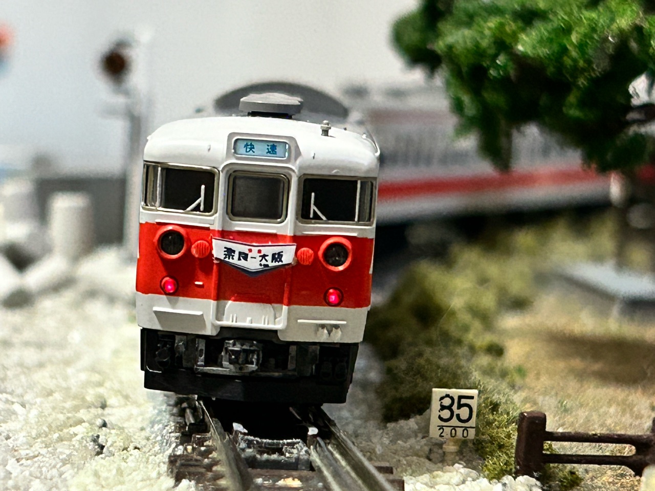 完成品 113系0番台 TOMIX 関西線快速色 なみとの風 : 鉄道模型