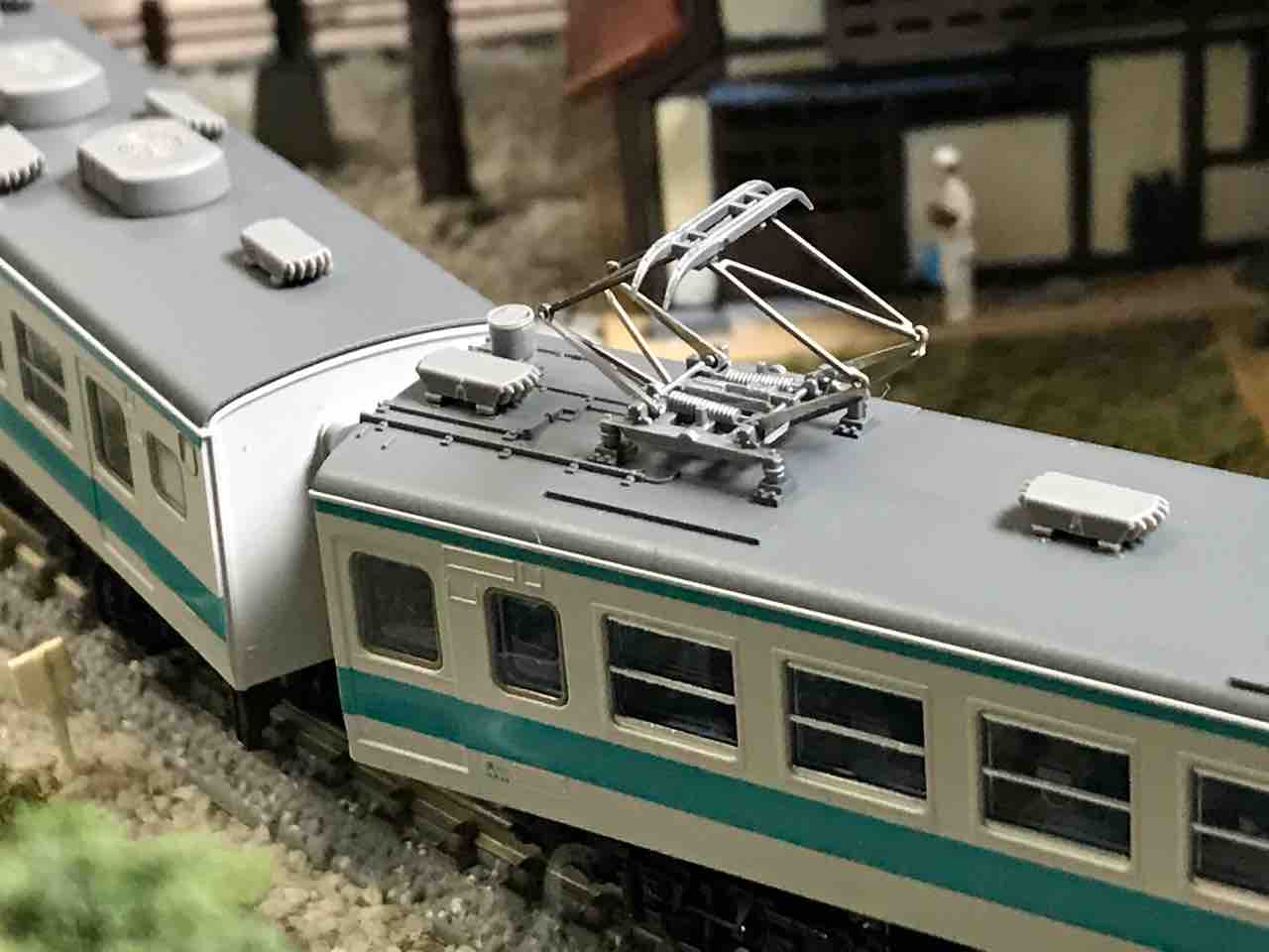 TOMIX 153系 新快速（低運転台）入線 : なみとの風