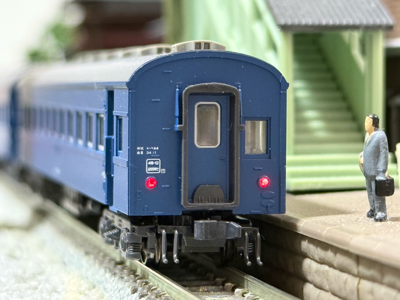 KATO スハ45、スハフ44*純正LED照明付き*北海道型 青色 旧型客車 KATO スハ45／スハフ44 : なみとの風