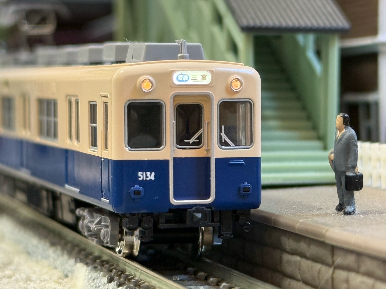GREENMAX 阪神5131形 入線 : なみとの風