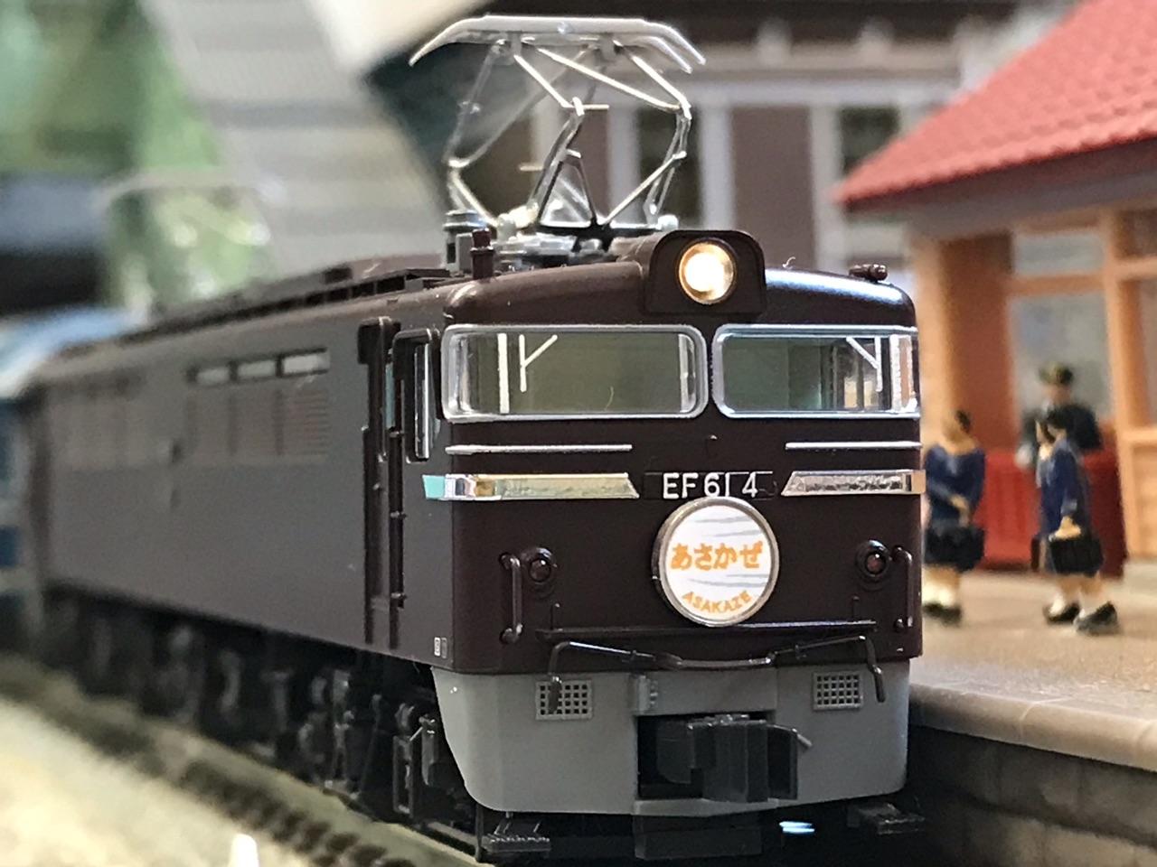 KATO 20系 寝台特急「あさかぜ」初期編成 入線 : なみとの風 KATO 20系 寝台特急「あさかぜ」初期編成 入線 : なみとの風