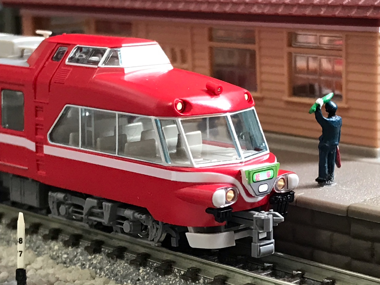 TOMIX 名鉄7000系 パノラマカー（第47編成）白帯車 入線 : なみとの風