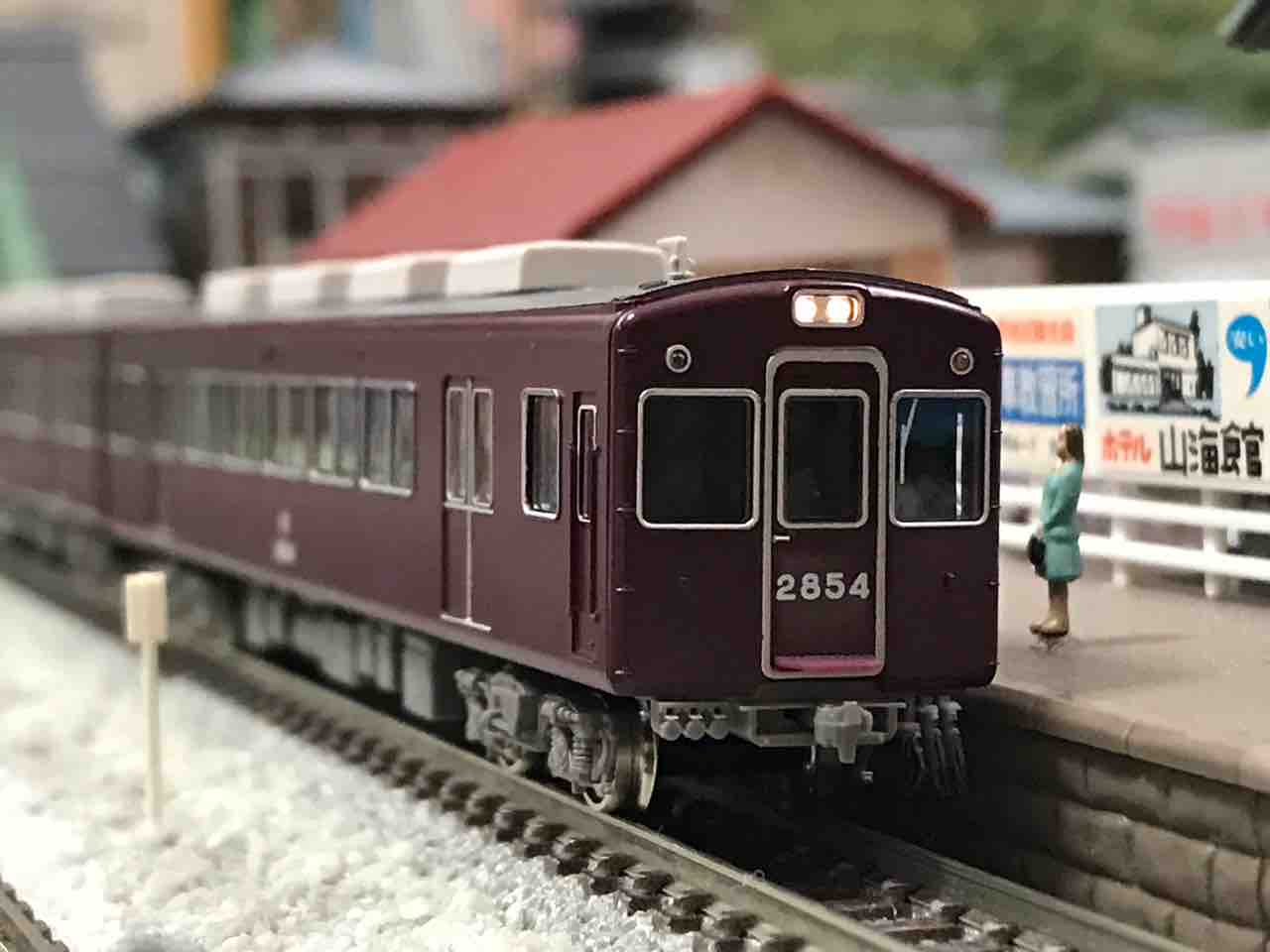 【加工品】グリーンマックス　50049 阪急2800系2814編成　冷房車 快走！阪急2800系 GM阪急2800系2814編成冷房車8両編成セットの
