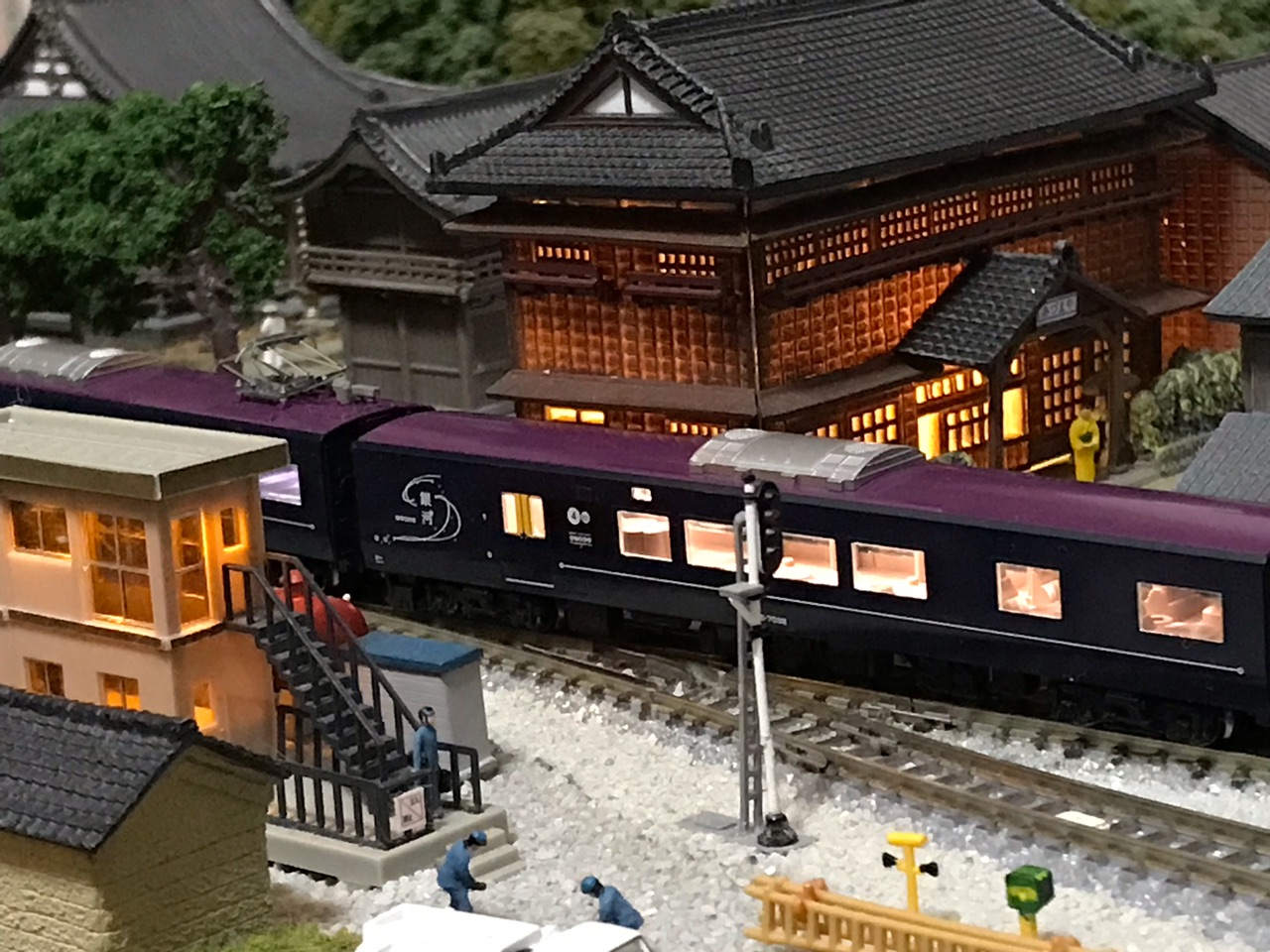 TOMIX 117系7000 WEST EXPRESS 銀河 室内灯整備 : なみとの風