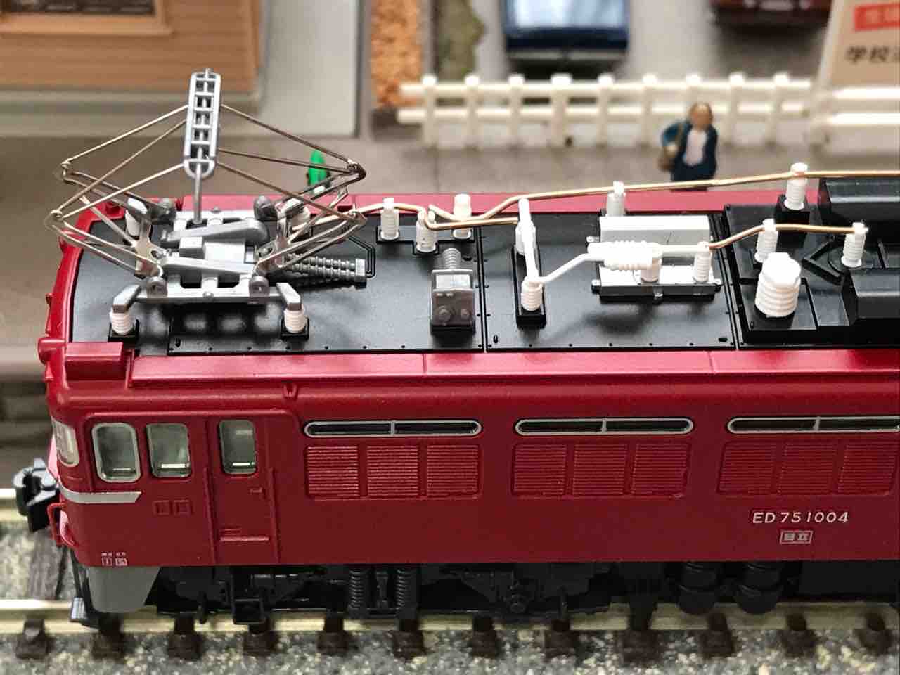 KATO ED75 1000 前期形 入線 : なみとの風