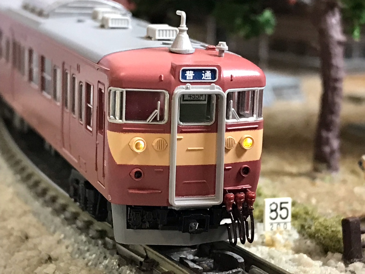 KATO 415系500番台（常磐線・国鉄標準色）入線 : なみとの風
