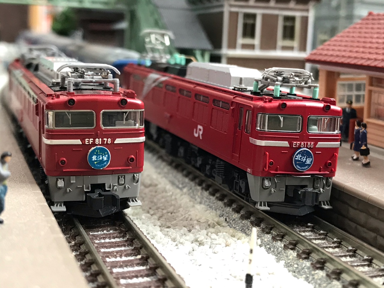 KATO EF81 北斗星色 入線 : なみとの風