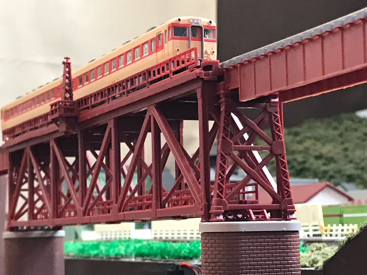 TOMIX 上路式単線トラス鉄橋（赤） : なみとの風