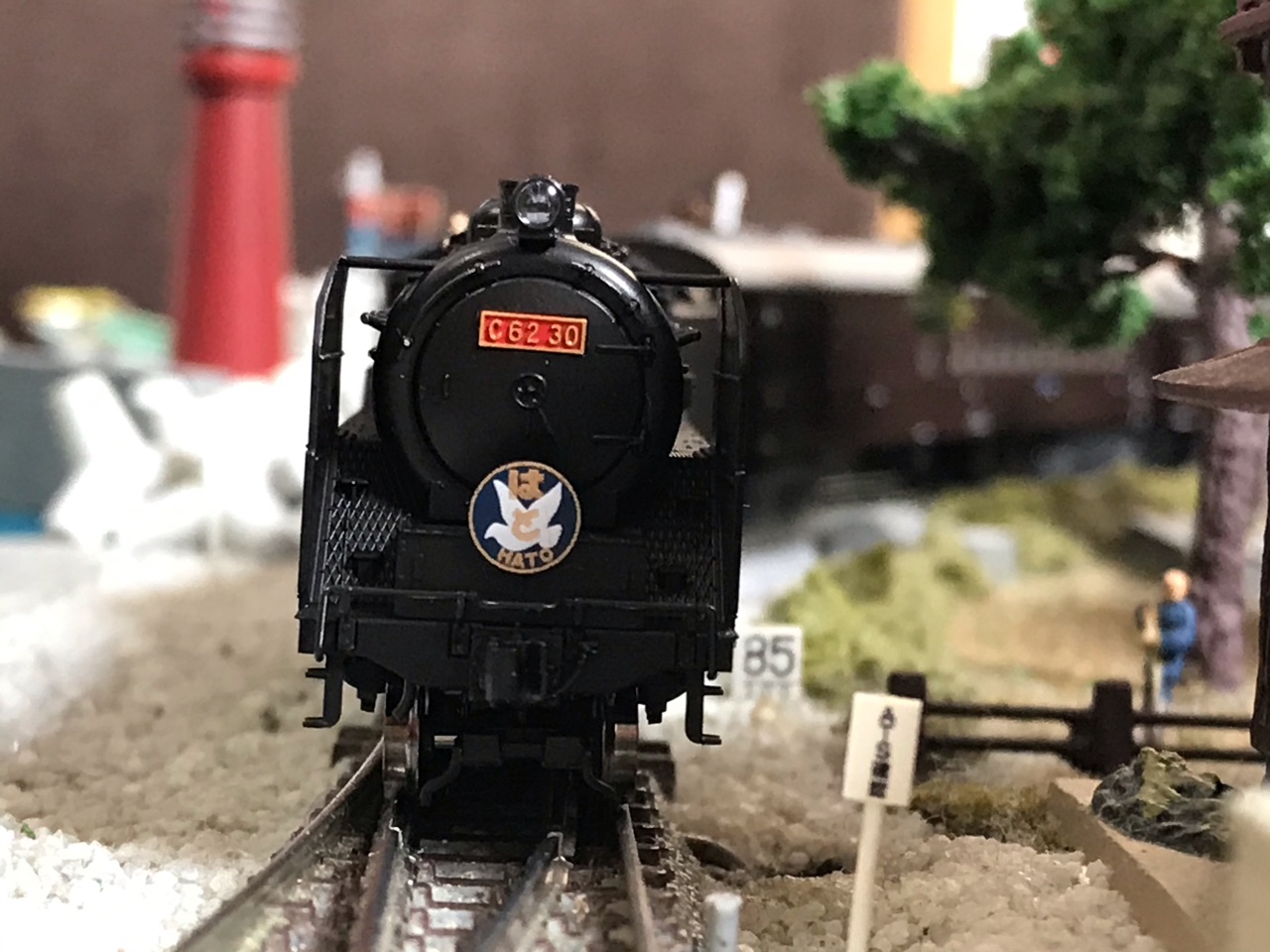 KATO C62 東海道形 入線 : なみとの風