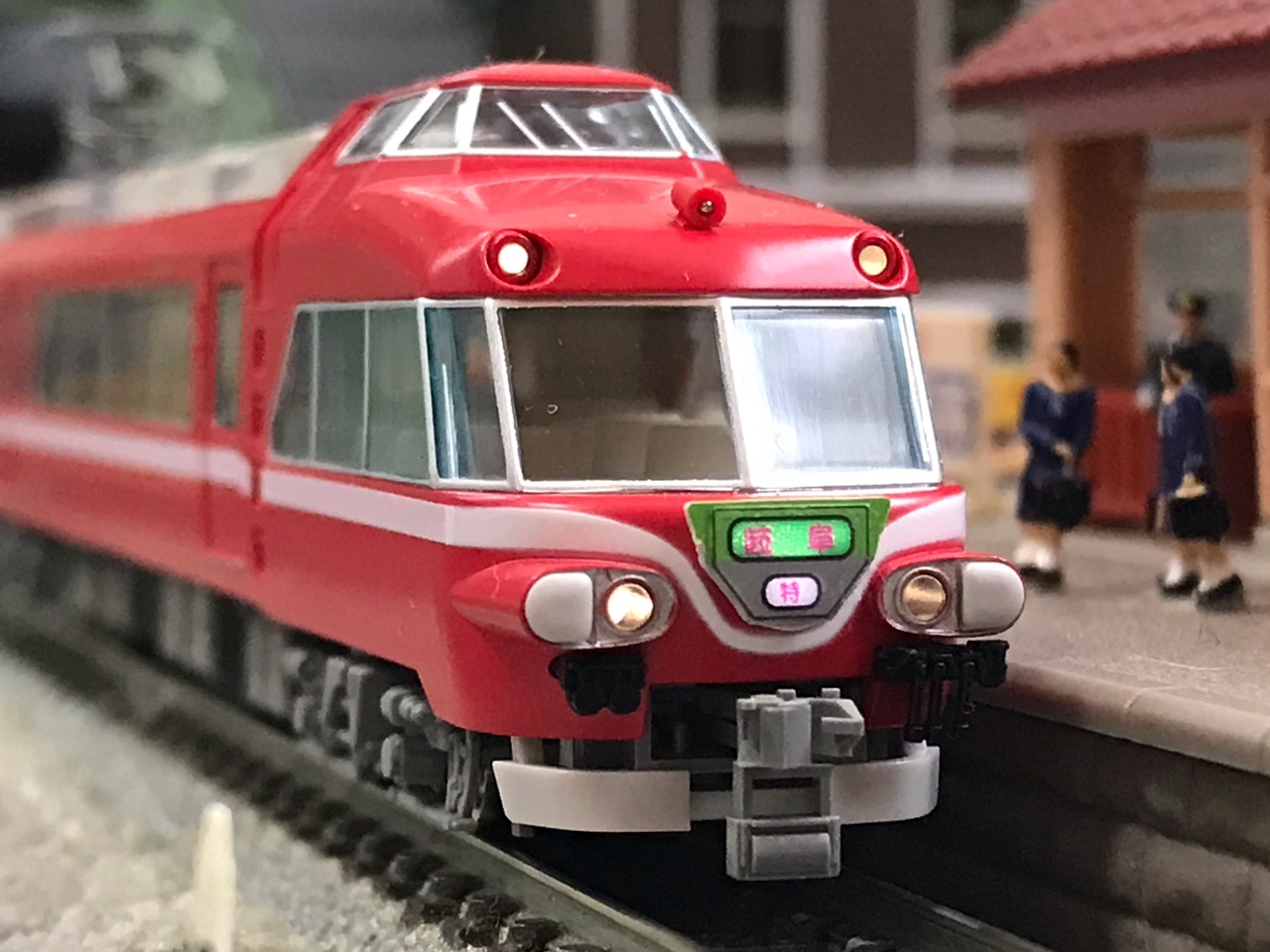 TOMIX 名鉄7000系 パノラマカー（第47編成）白帯車 入線 : なみとの風