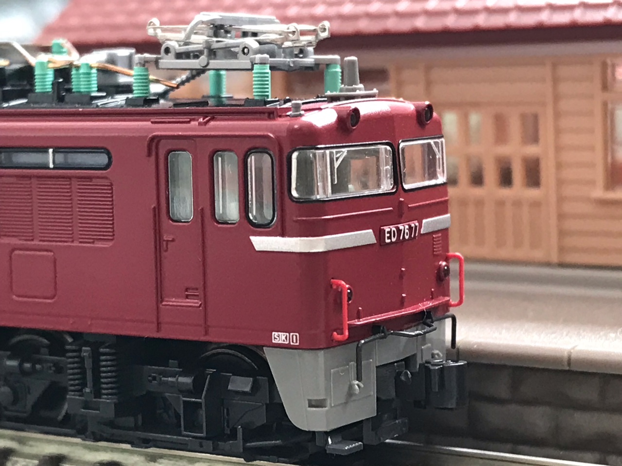 KATO ED76 0 JR九州仕様 入線: 仏間鉄道
