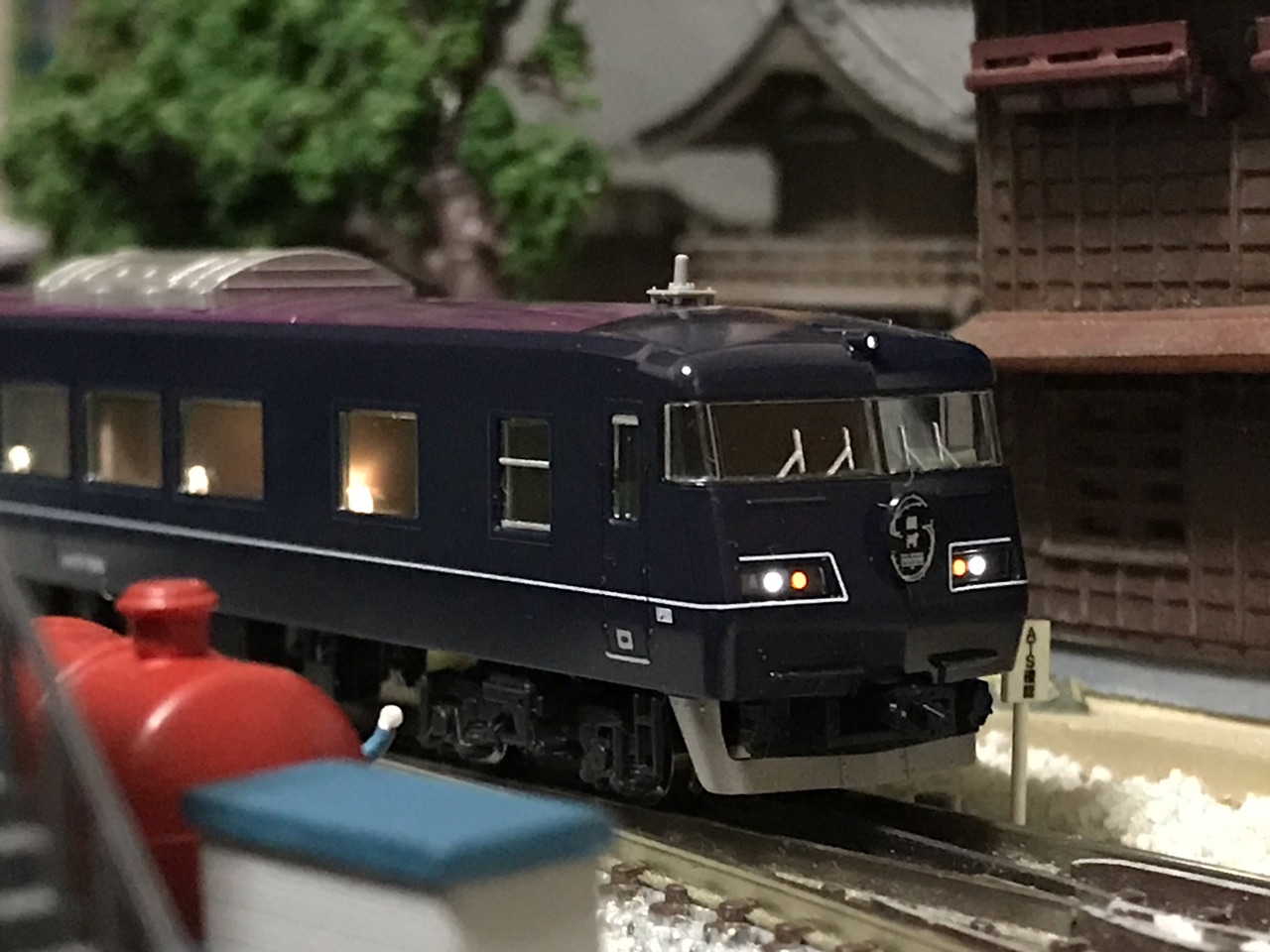 TOMIX 117系7000 WEST EXPRESS 銀河 入線 : なみとの風
