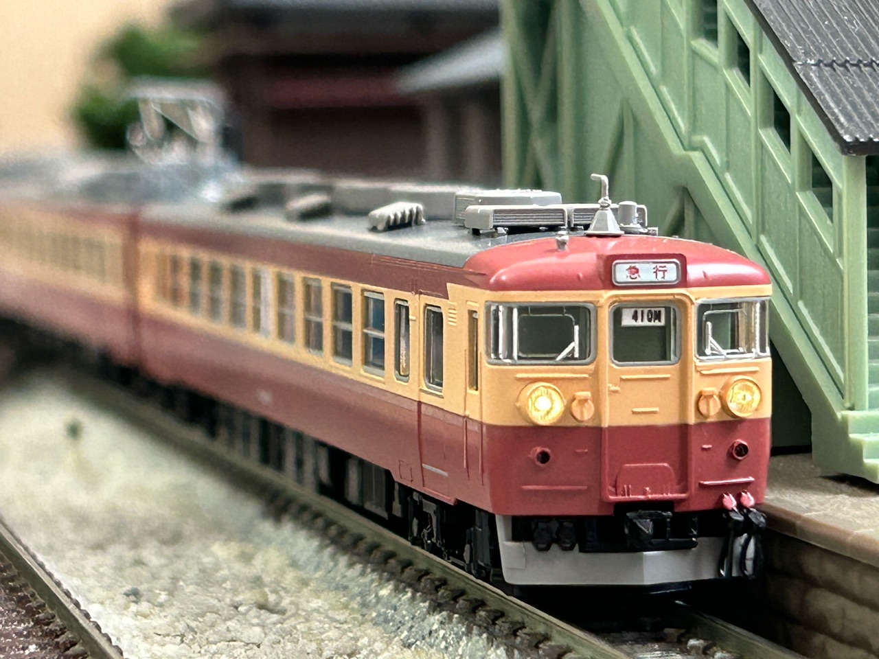 TOMIX 453系 急行「ときわ」入線 : なみとの風