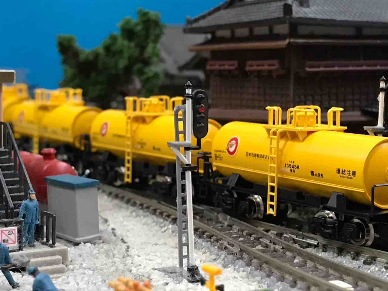 TOMIX タキ5450（日本石油輸送） 入線 : なみとの風