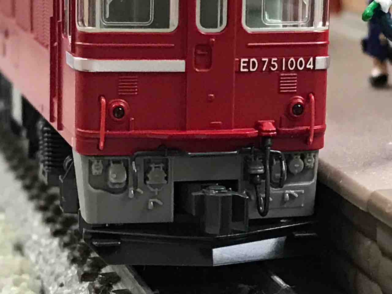 KATO ED75 1000 前期形 入線 : なみとの風