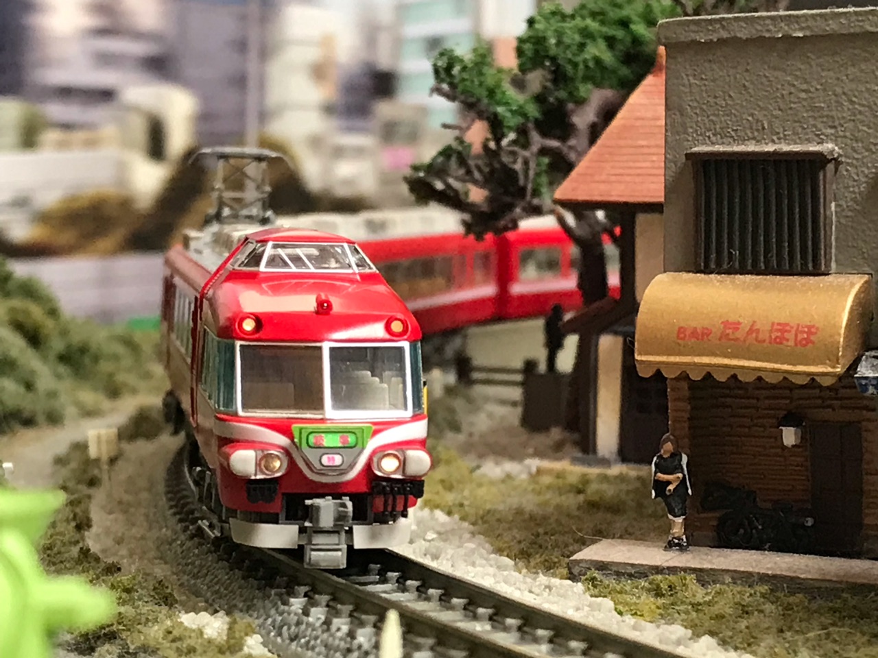 TOMIX 名鉄7000系 パノラマカー（第47編成）白帯車 入線 : なみとの風