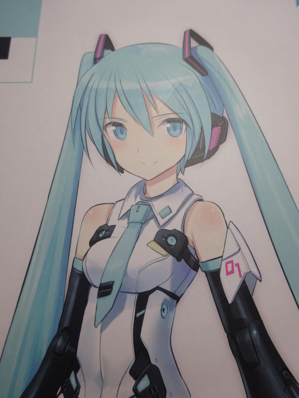 くるくるモデラー ぷちりっつ セイバーさん塗装とｆｍｇ初音ミクさん
