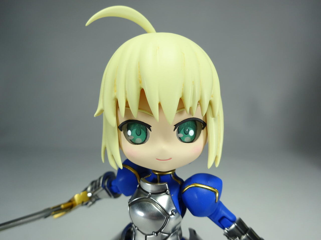 くるくるモデラー ぷちりっつセイバーさん完成です くるくるモデラー ぷちりっつセイバーさん完成です