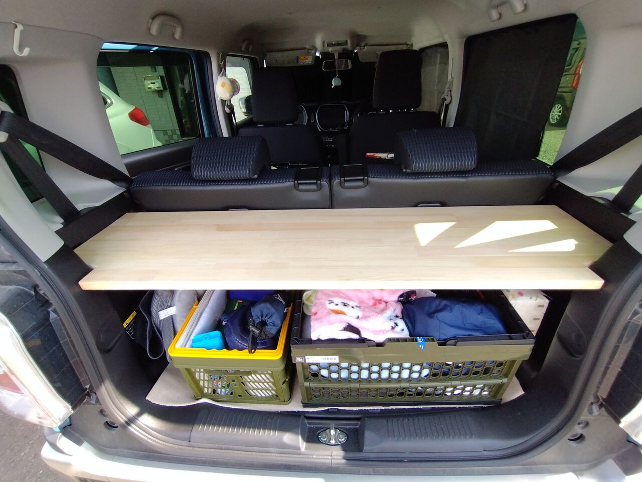 くまねこパヌダ【オーダー品】ハスラーバックパネル+ラゲッジボード ハスラー】ラゲッジボードのDIYとか : 氷雨のクロニクル