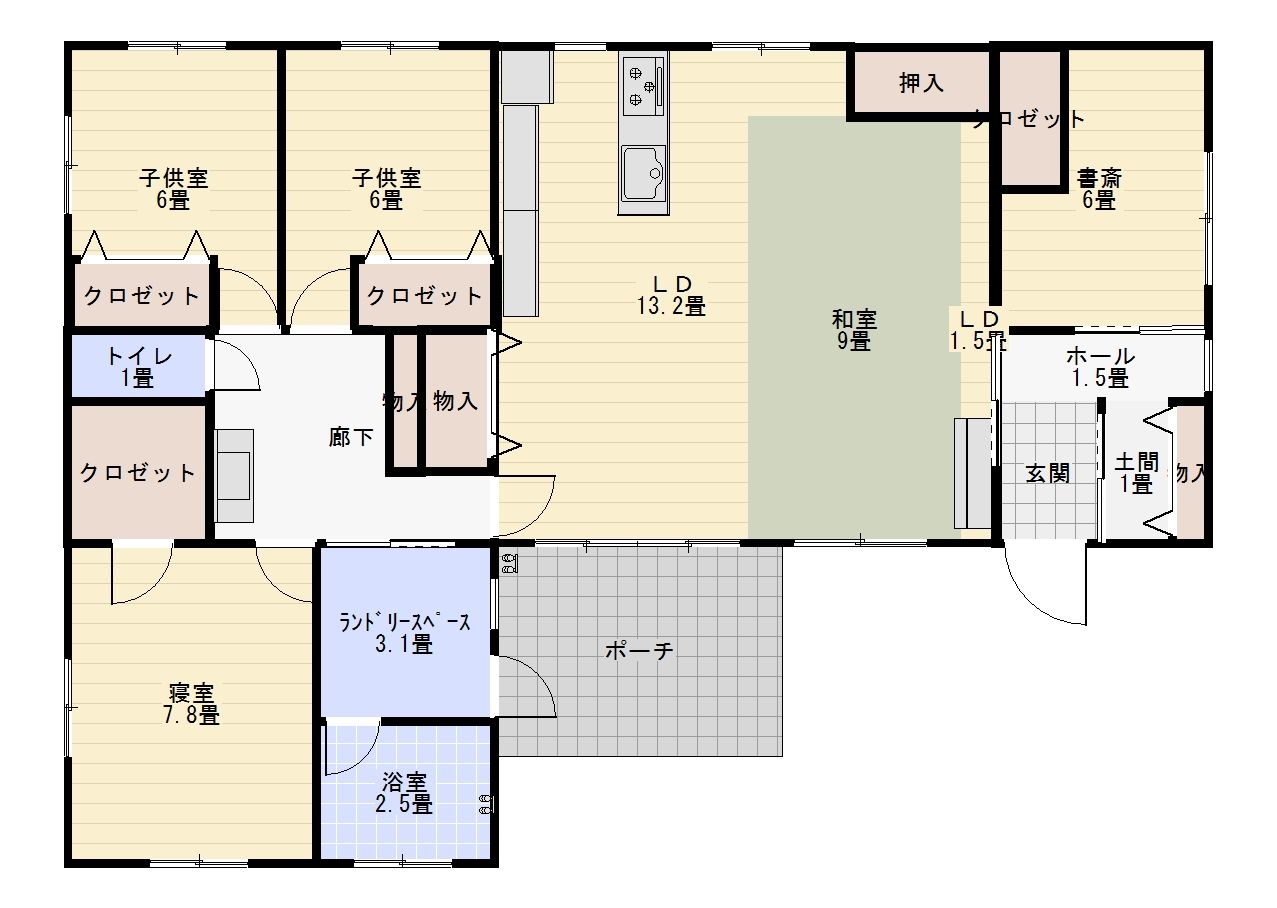 没になった間取り案 I Smartで建てる平屋住宅と自転車話 没になった間取り案 I Smartで建てる平屋住宅と自転車話