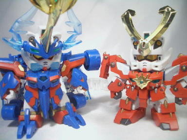 会津の巨大カブト虫～BB戦士No,240 神武兜頑駄無～ : なななな、
