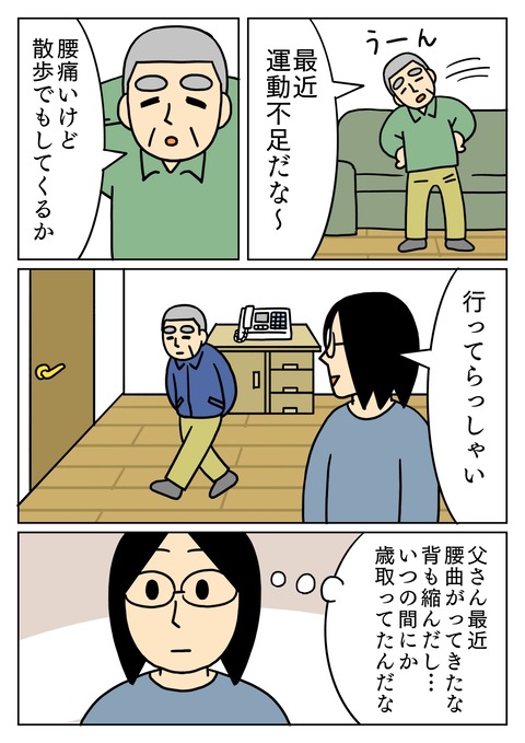 父の背中