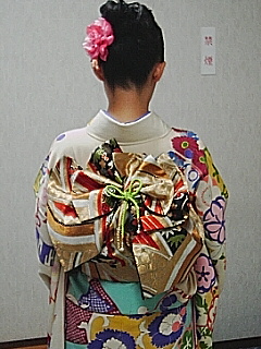 出張着付け 振袖 着物の着付け お稽古日記