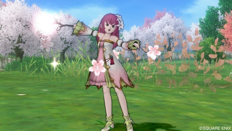プラムリリーの服 をカラーリングしてみました ドラクエ10 にゃんにゃんドレア講座