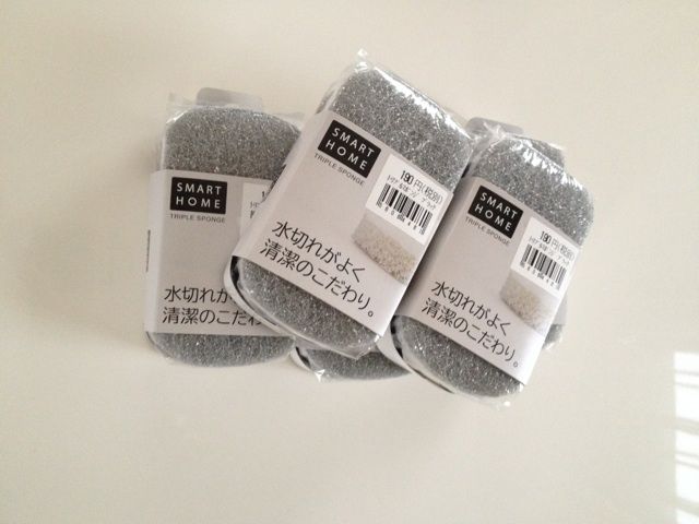 ニトリネット限定のモノト ン食器用スポンジ 美的収納を目指すｓimple World