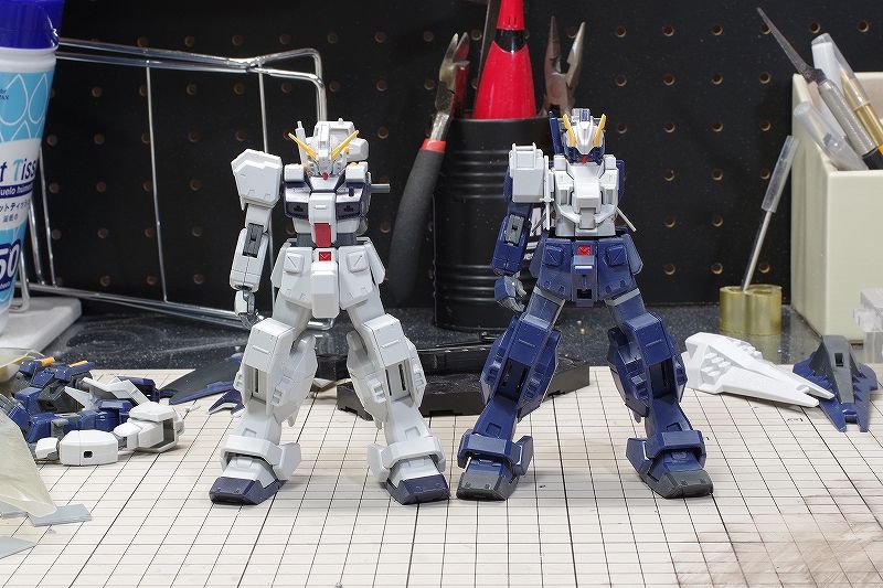 Hguc ガンダムtr 1ヘイズル製作記03 延長加工 ハンドパーツ 続 七式ガンプラ部