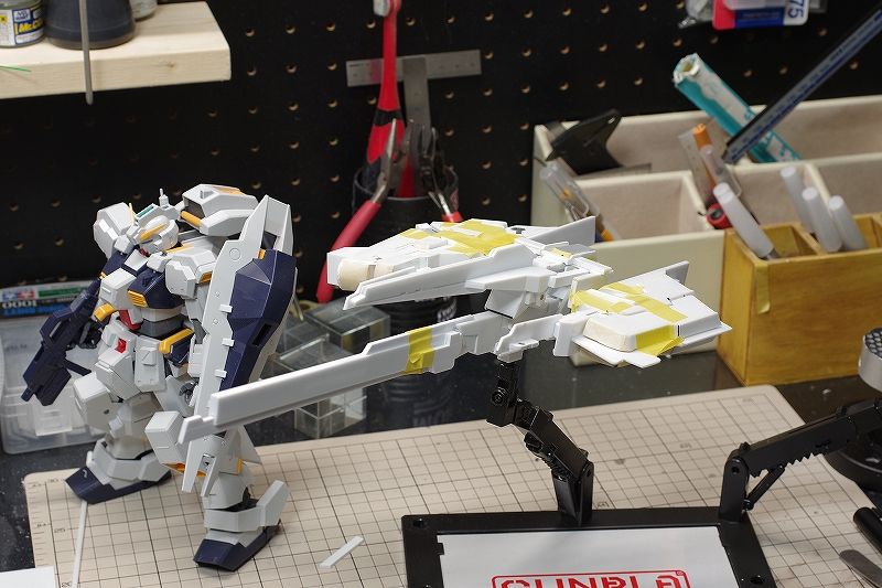 MGヘイズル改、フルドド MG 1/100 Gパーツ[フルドド] & ガンダムTR-1[ヘイズル改]用