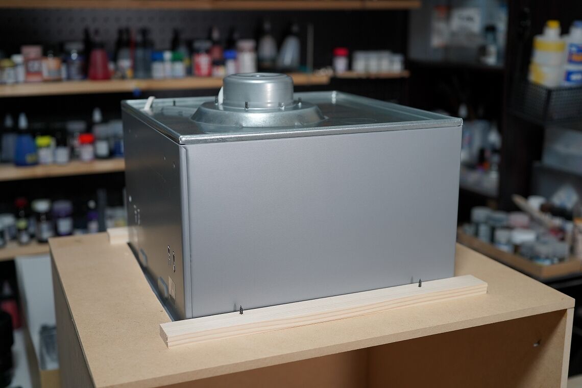 七式自作塗装ブース製作04：ついに完成 : 続・七式ガンプラ部