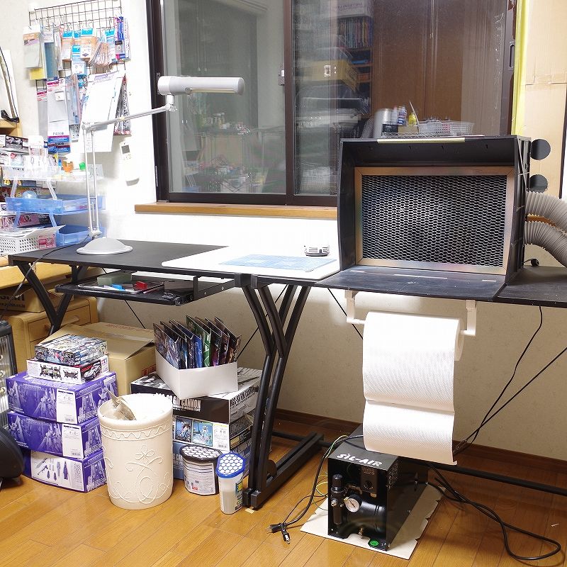 模型用作業机更新作業01 続 七式ガンプラ部