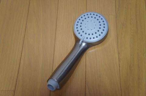 節水しながら、水圧が上がります。