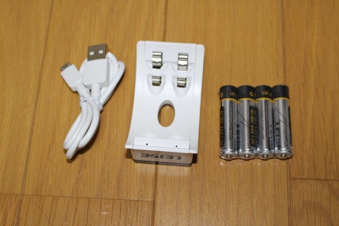 USBから給電できるのはありがたい