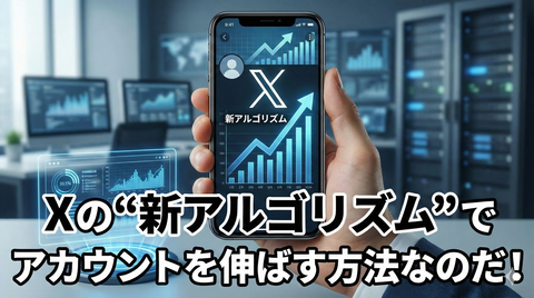 Xの“新アルゴリズム”でアカウントを伸ばす方法なのだ！