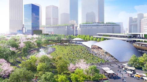 うめきた公園サウスパーク「提供：グラングリーン大阪開発事業者」