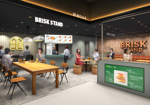 【心斎橋】“日本一”のハンバーガー店「BRISK STAND」が大丸心斎橋に！9月20日オープン