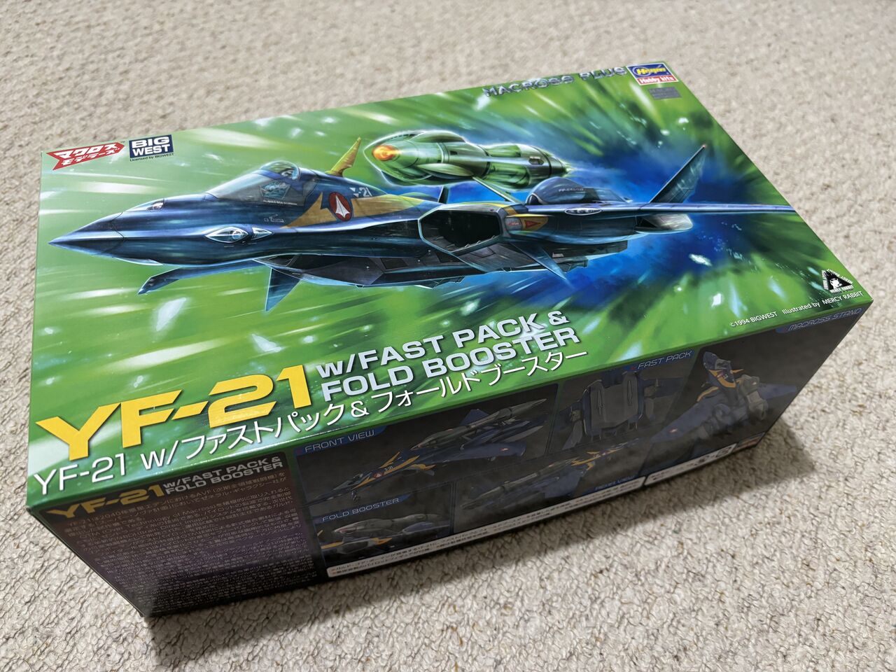 ハセガワ 1/72 YF-21 w/ファストパック&フォールドブースター キット