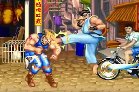 昇龍拳←痛そう　波動拳←痛そう　竜巻旋風脚←