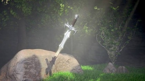 RPGにありがちな「岩に刺さった伝説の剣」←これw