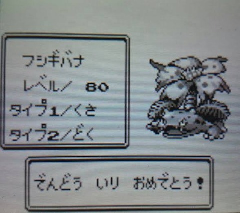 ポケモン初代で殿堂入りした時のパーティを上げるスレ