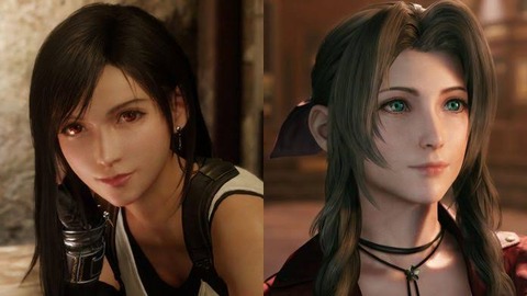 【悲報】FF7ヒロインの胸格差、マジでエグい