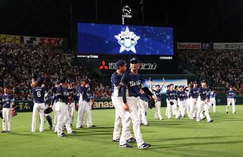 交流戦のセパ勝利数がこちらのサムネイル