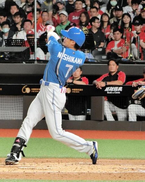 【朗報】日ハム西川遥輝(パワーフォルム)、対外試合3試合連続ホームラン