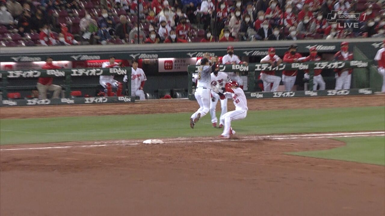 画像 カープ西川 阪神に足を破壊される なんjプロ野球速報