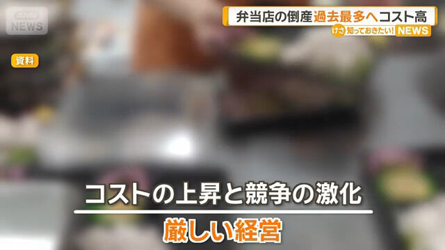 【悲報】街のお弁当屋さん、潰れまくる