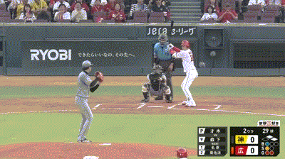 【ジエンゴ】広島、2回裏2アウト一二塁から森下暢仁のタイムリーで1点先制！！！！！！！！！！！【広島対阪神16回戦】