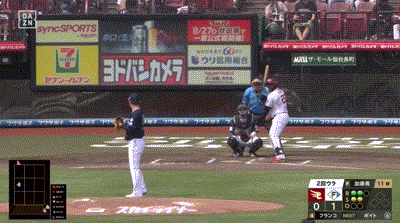 【楽天対日本ハム16回戦】楽天・フランコ、日本ハム・加藤から第3号同点ソロホームラン！！！！！！！！！！！！！！